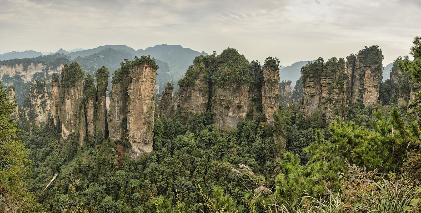 Zhangjiajie Wulingyuan.